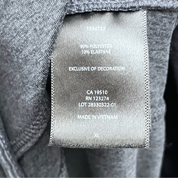 Lole Grey Relaxed Fit Casual High Waisted Ankle Joggers Size XL - Picture 9 of 9